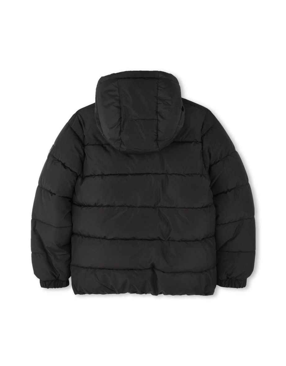 Hugo Boss Boys Large Baffle Padded Jacket Blackhugo Boss Boys Large Baffle Padded Jacket Black - black - 1