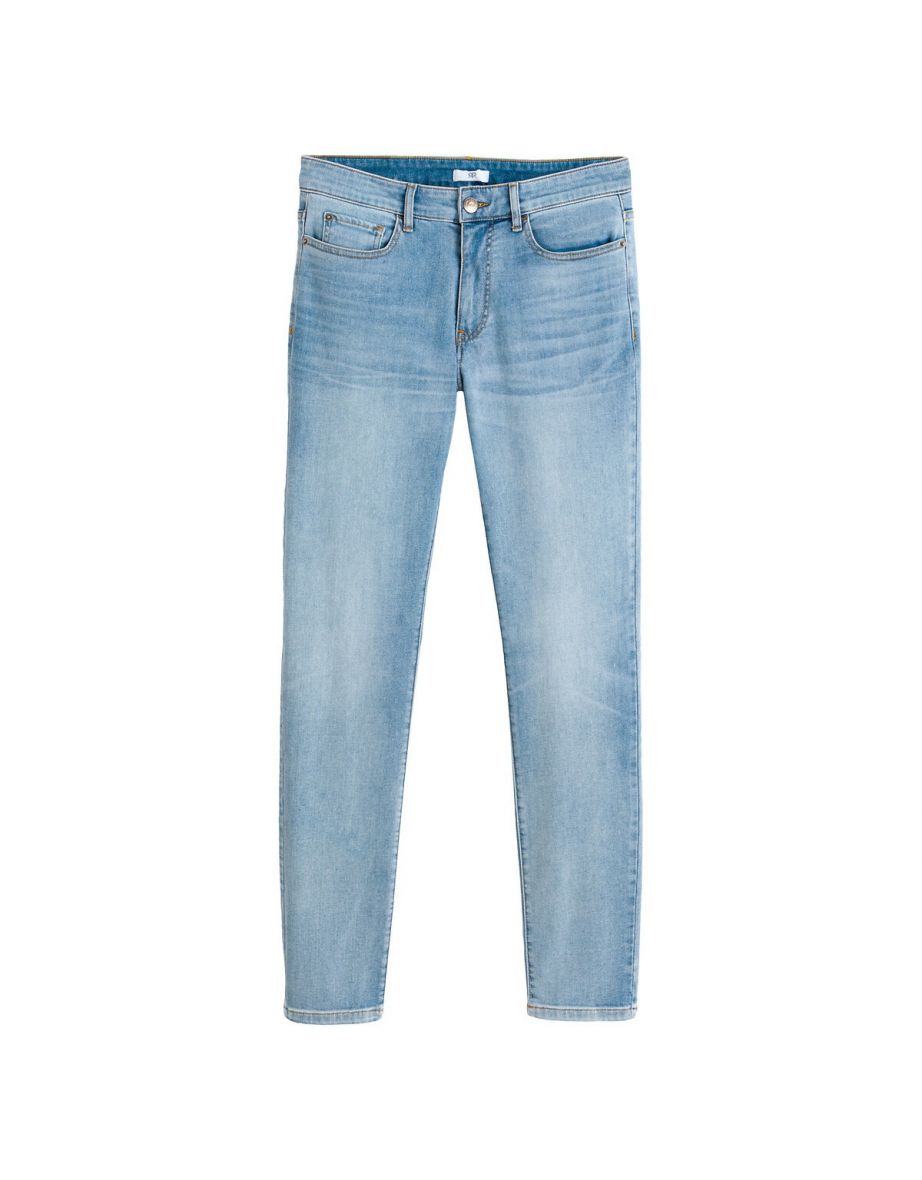 Ecowash Slim Fit Jeans, Mid Rise Length 32'' - 4