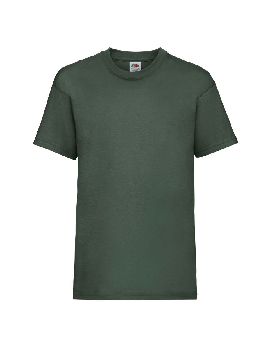 Fruit of the Loom Childrens/Kids Value T-Shirt - Bottle Green