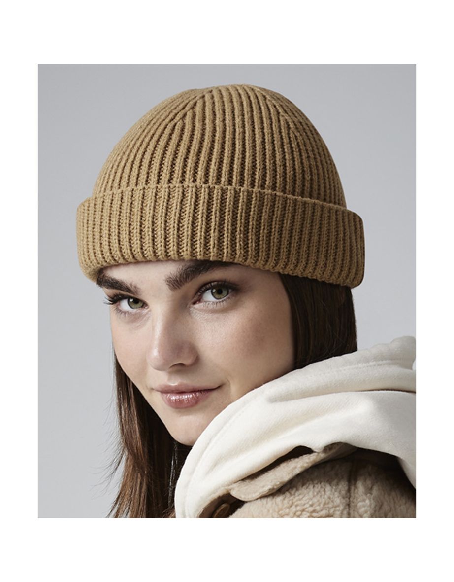 Shop Beechfield Unisex Adult Harbour Fisherman Beanie Biscuit Beige Online in Bahrain VogaCloset