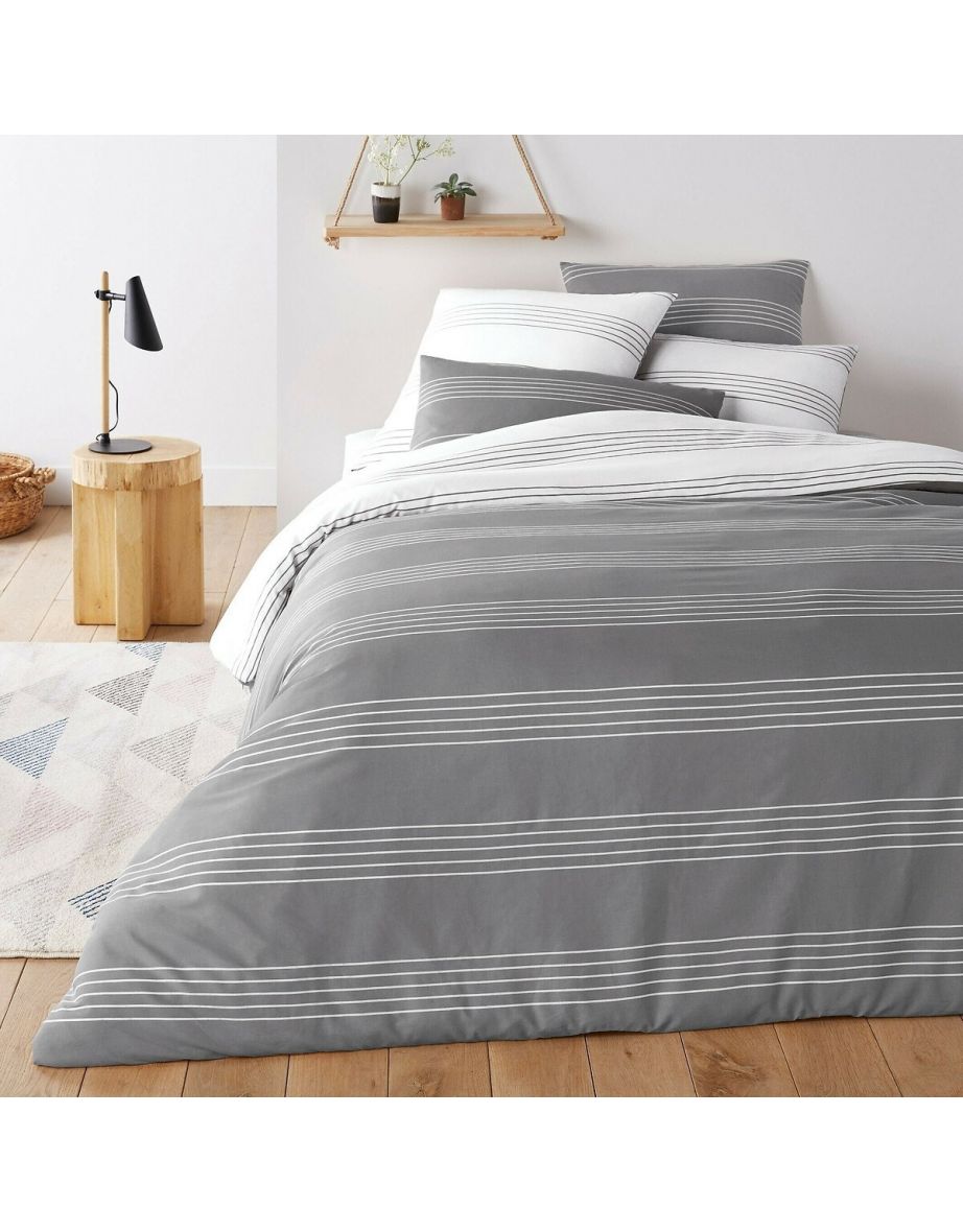 HORIZON Printed Cotton Fitted Sheet