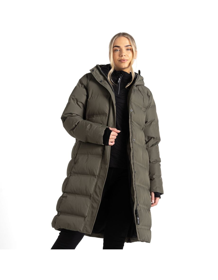 longline warm waterproof coat