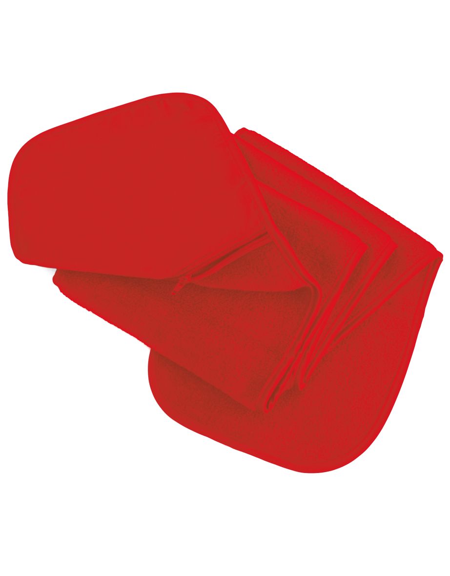 Result Active Anti-Pilling Fleece Winter Scarf With Zip Pocket - Red - 1