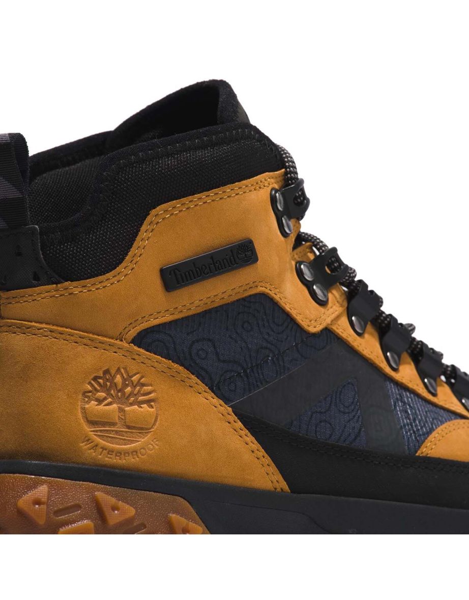 Men's Timberland Greenstride Motion 6 Mid Waterproof Hiking Boots in Brown - 5