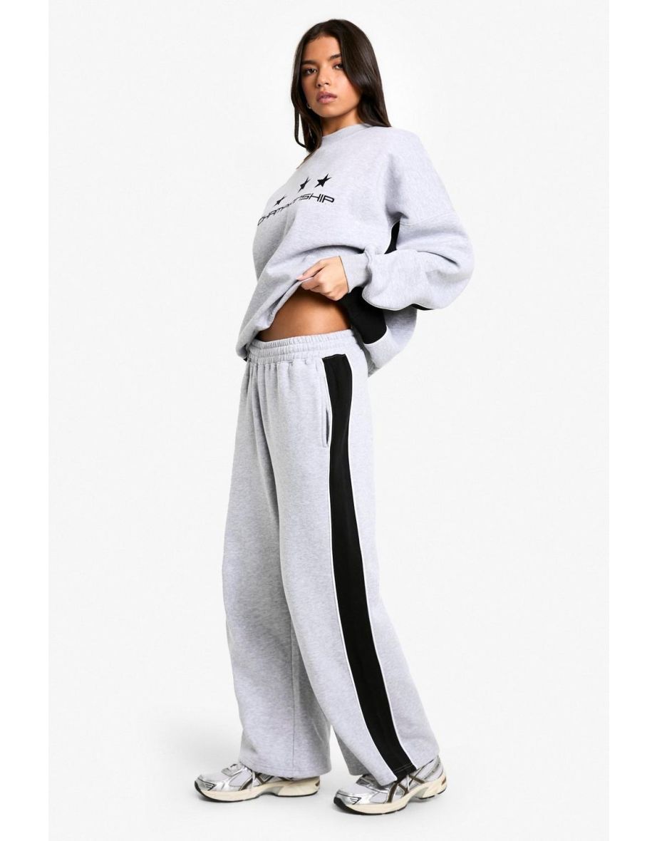 Colour Block Straight Leg Jogger