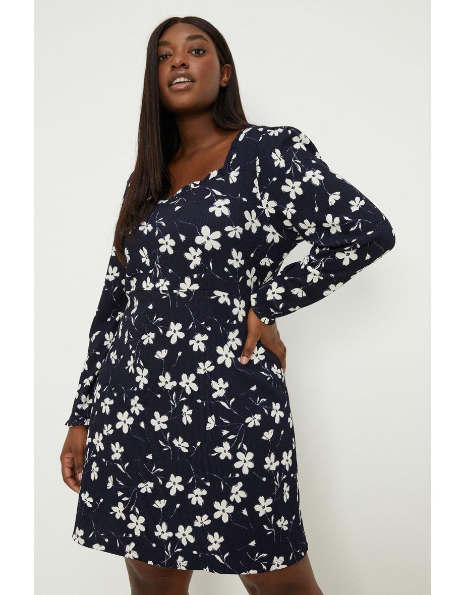 Mela london curve cheap trumpet sleeve dress