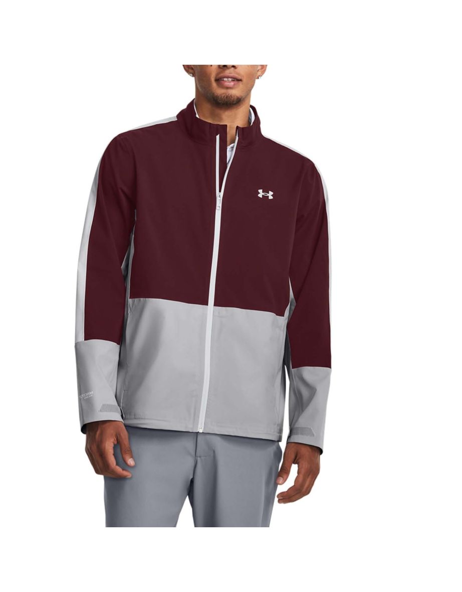 Men's Under Armour Stormproof 3.0 Waterproof Jacket in Red