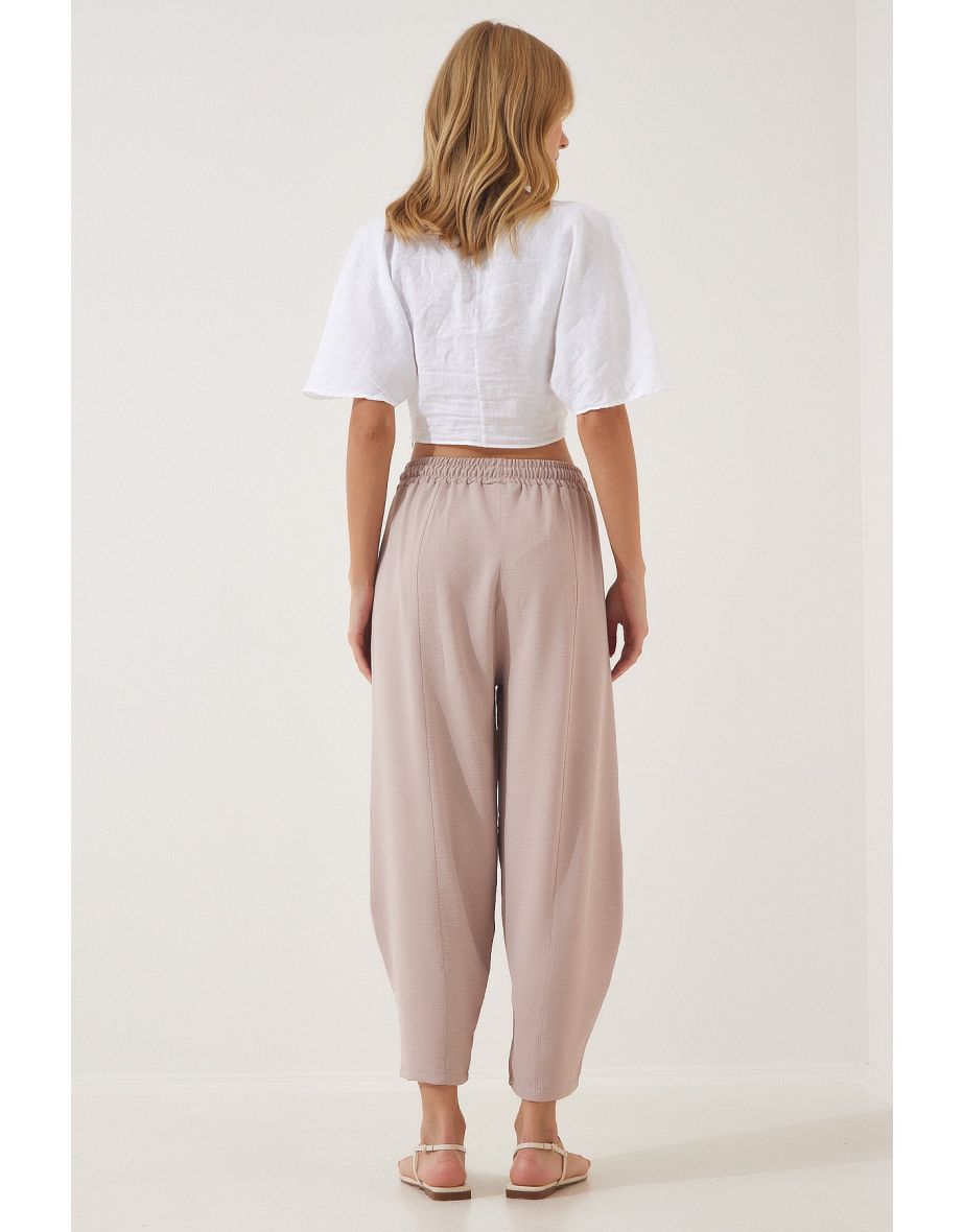 Pants - Beige - Carrot pants - 2
