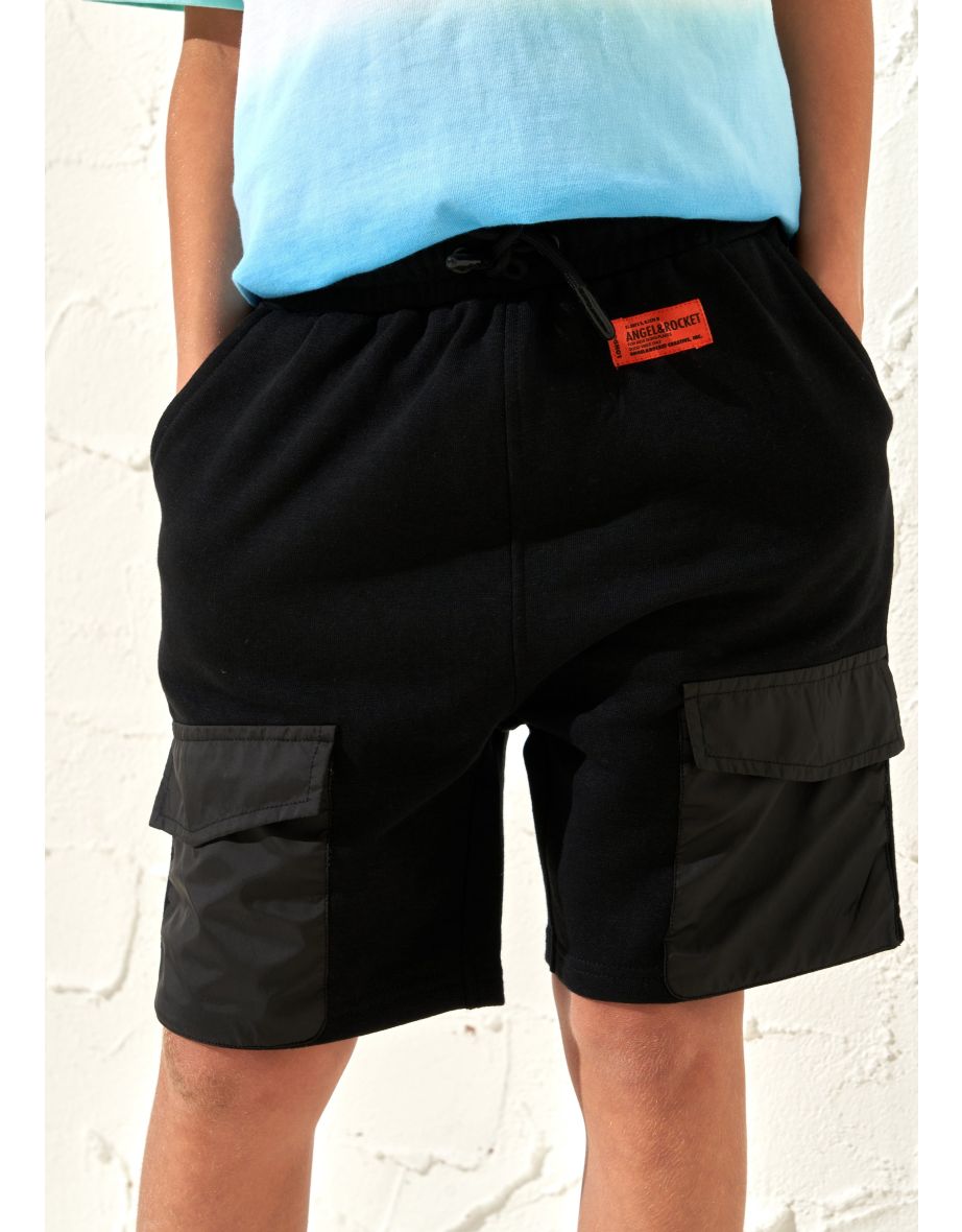 Niko Black Nylon Pocket Short - 2