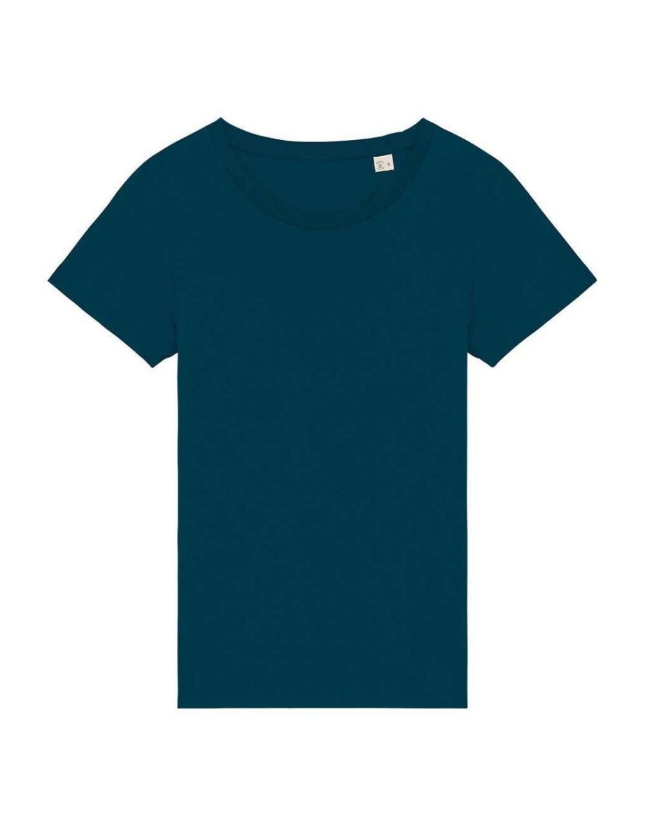 Native Spirit Womens/Ladies T-Shirt - Peacock Blue