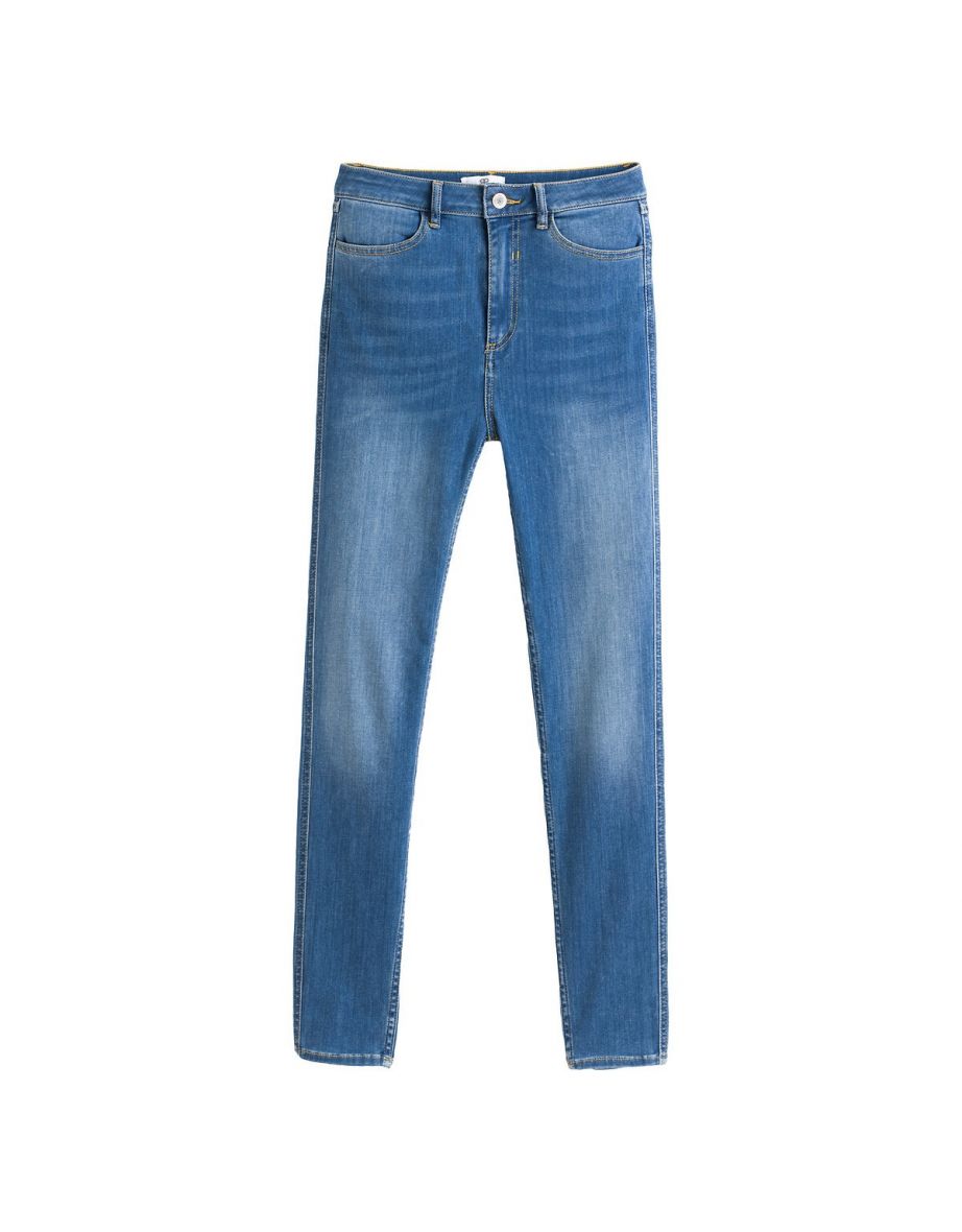 High Waist Skinny Jeans, Length 29.5'' - 4