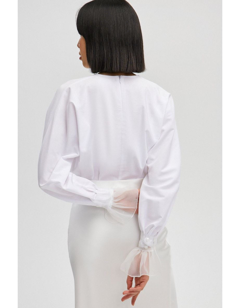 FRILLED ORGANZA CUFFS - 2