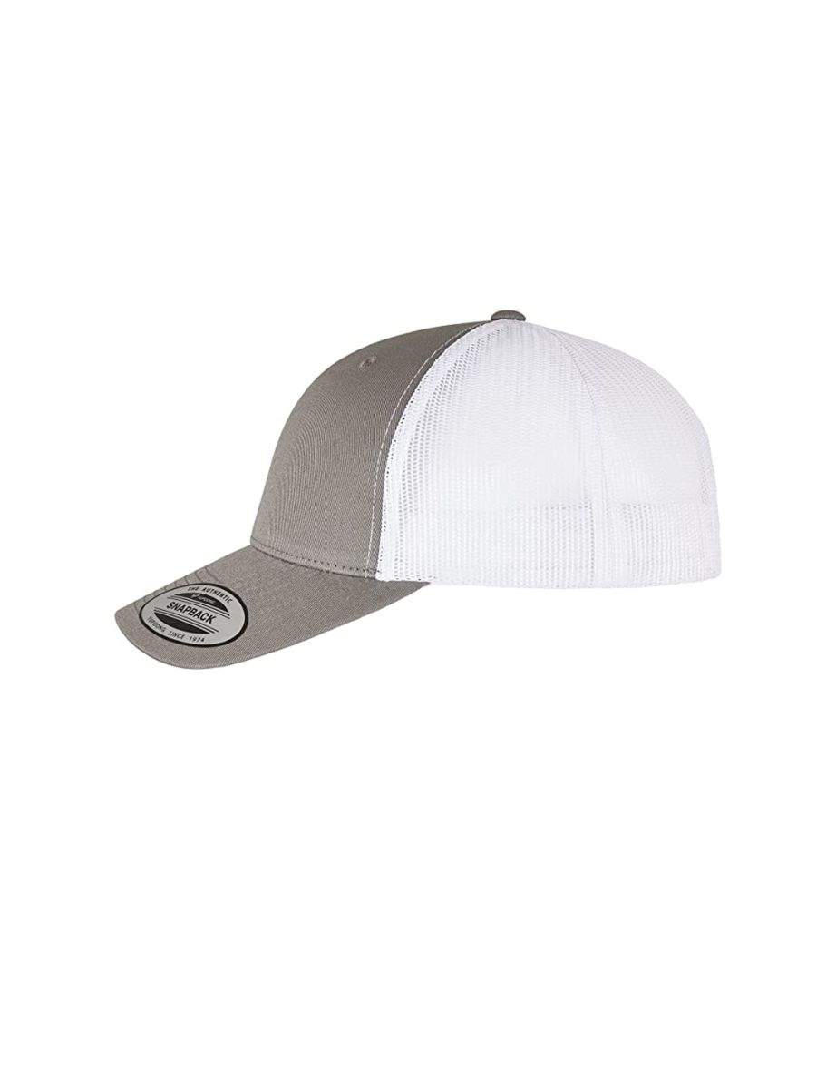 Flexfit Unisex Adult Classics Recycled Two Tone Trucker Cap - Grey/White - 2