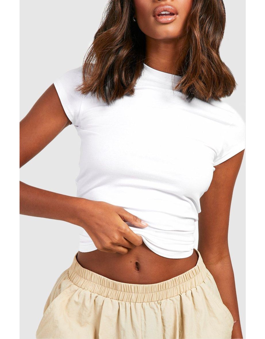 Premium Super Soft Cap Sleeve Fitted T-shirt - 3