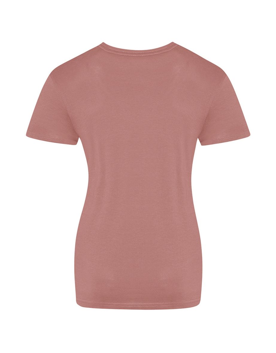 AWDis Just Ts Womens/Ladies The 100 Girlie T-Shirt - Dusty Pink - 1