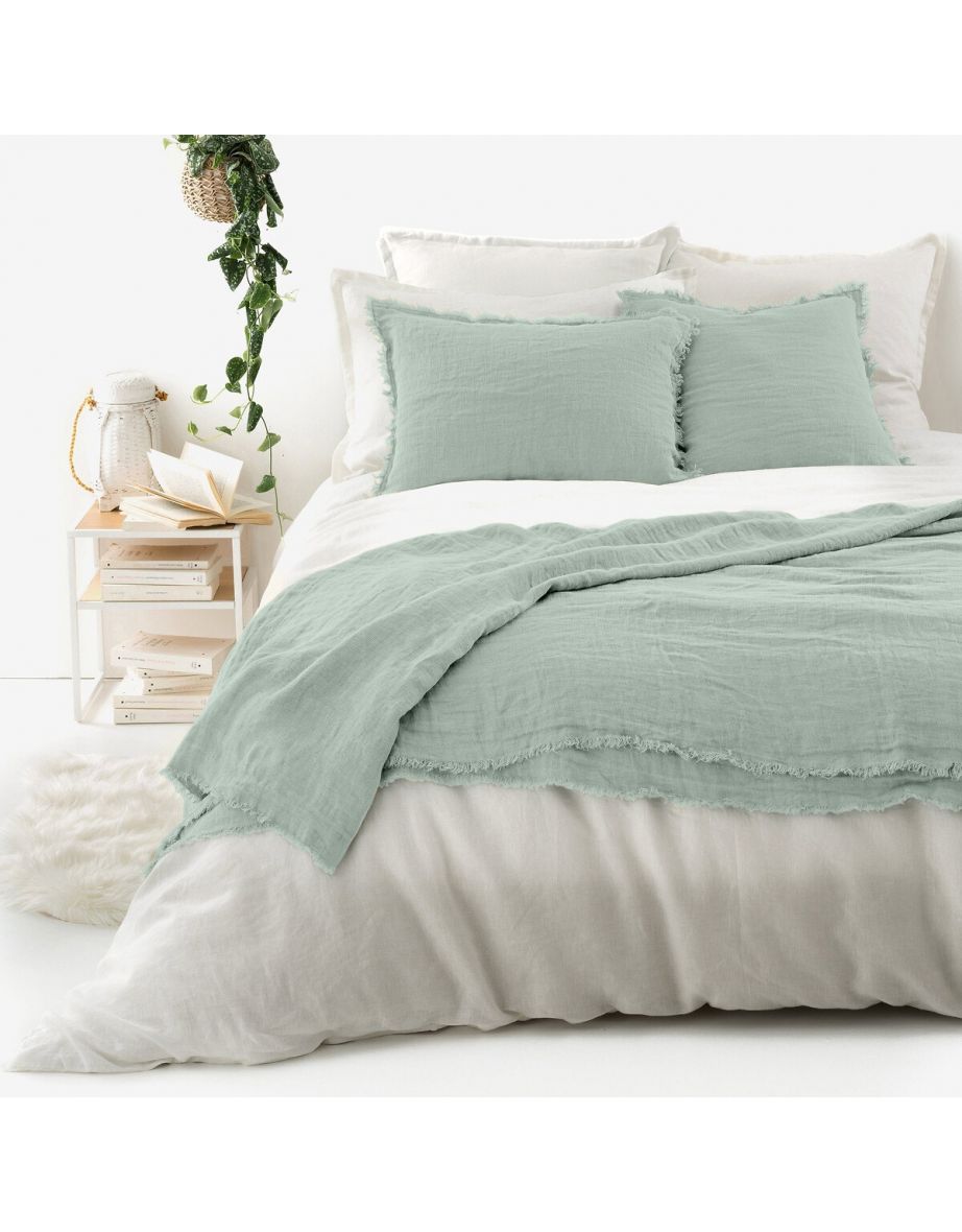 Linange Washed Linen Bedspread