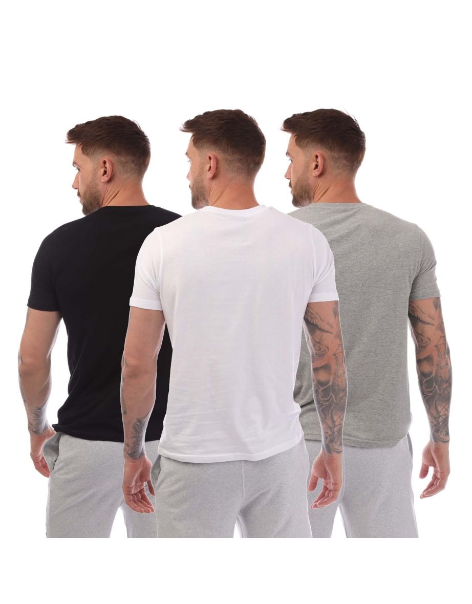 Men's NICCE Sully 3 Pack T-Shirts in Black - 1