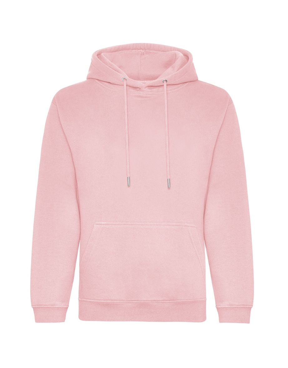 Awdis Mens Organic Hoodie - Baby Pink