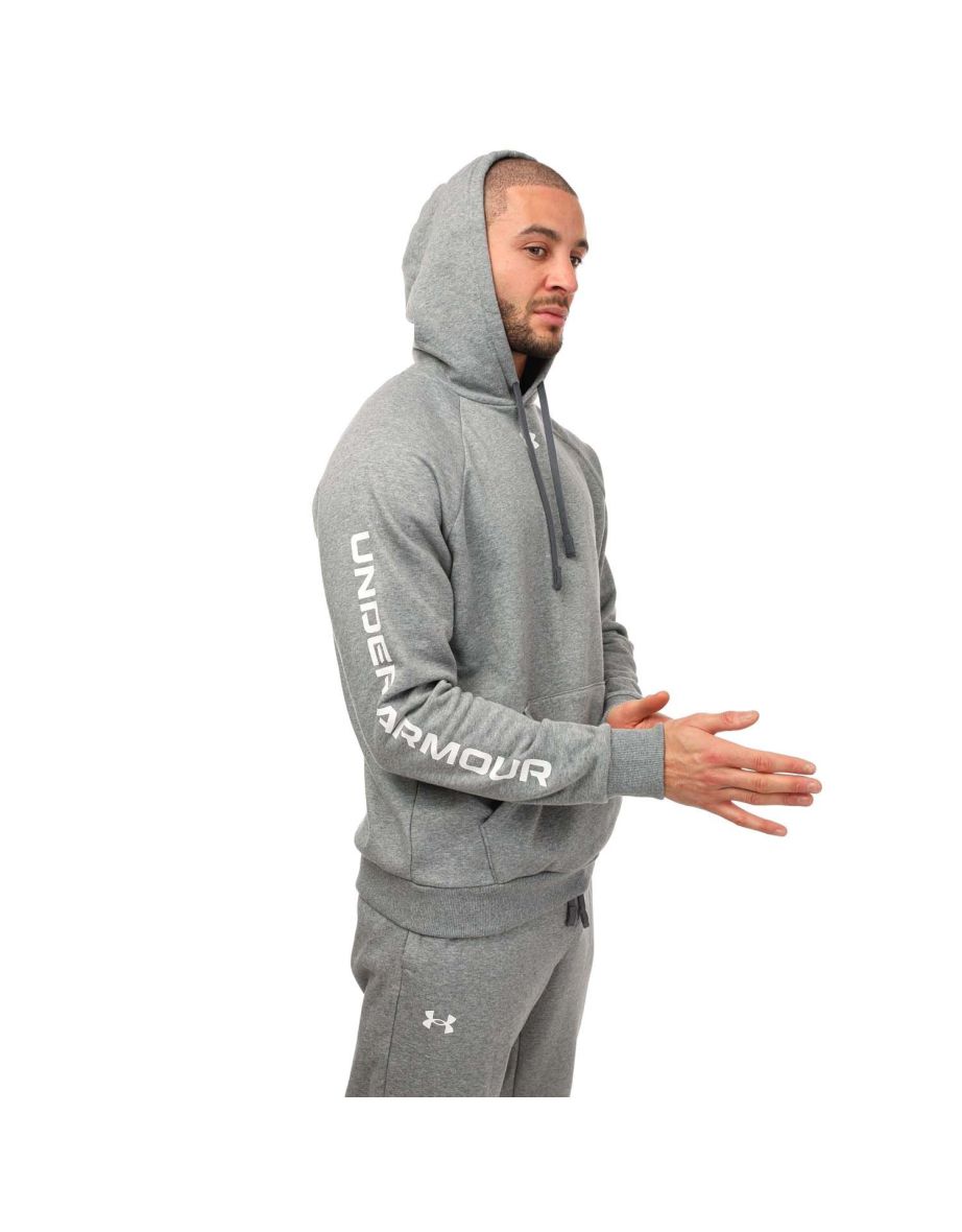 Men's Under Armour Rival Fleece Tracksuit in Grey - 4