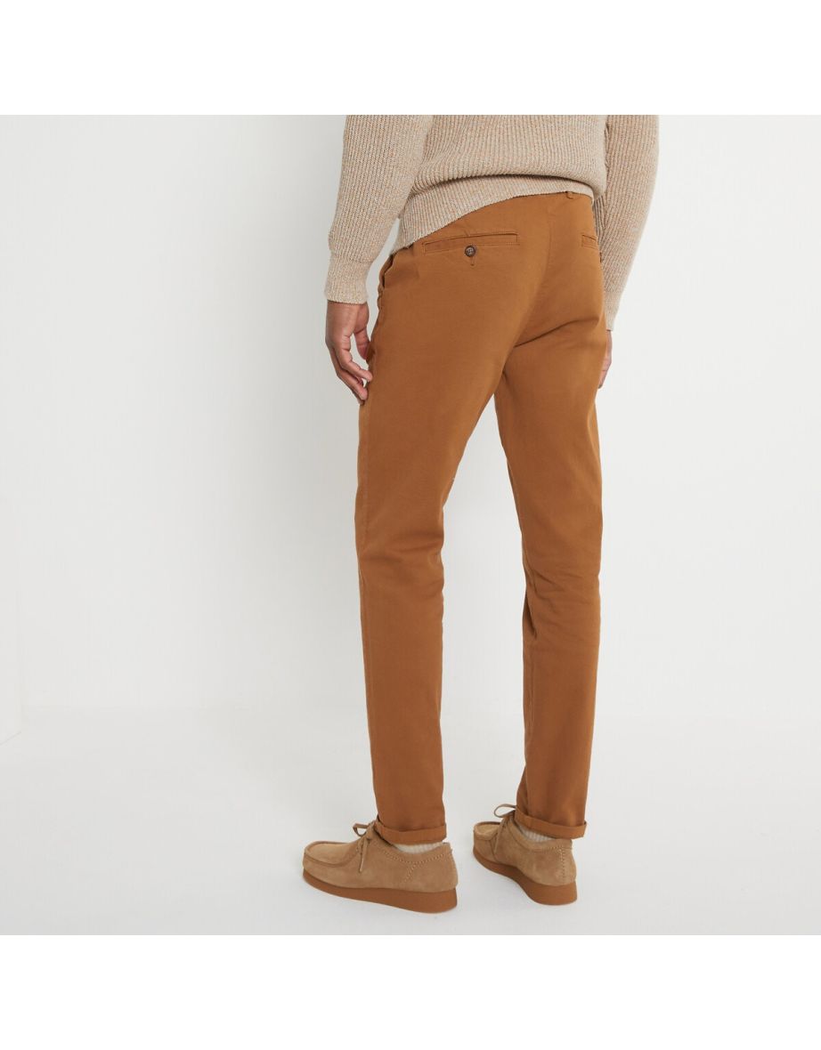 Organic Cotton Chinos in Slim Fit, Length 32" - 3