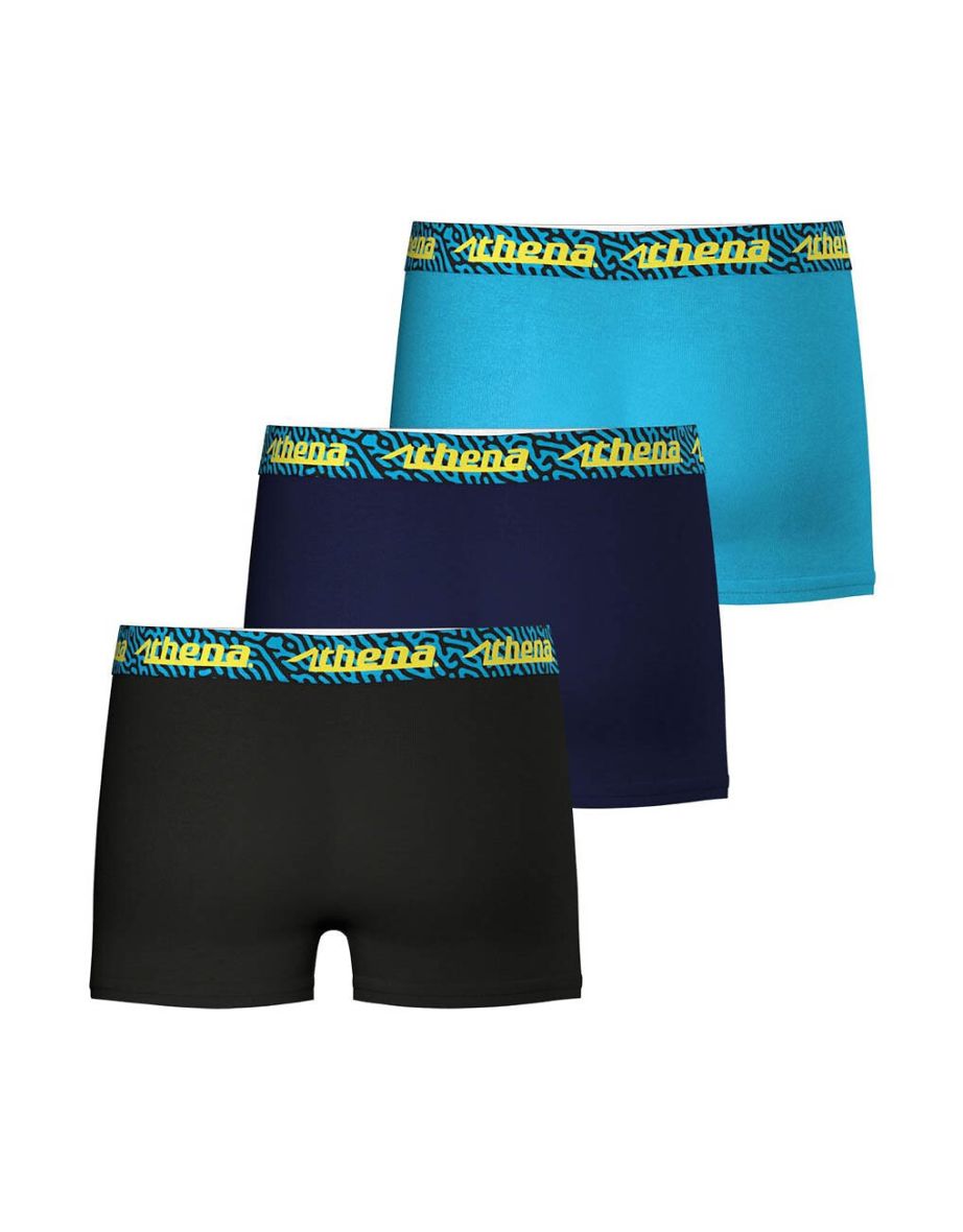 Pack of 3 Easy Fun Boxers in Cotton - 3
