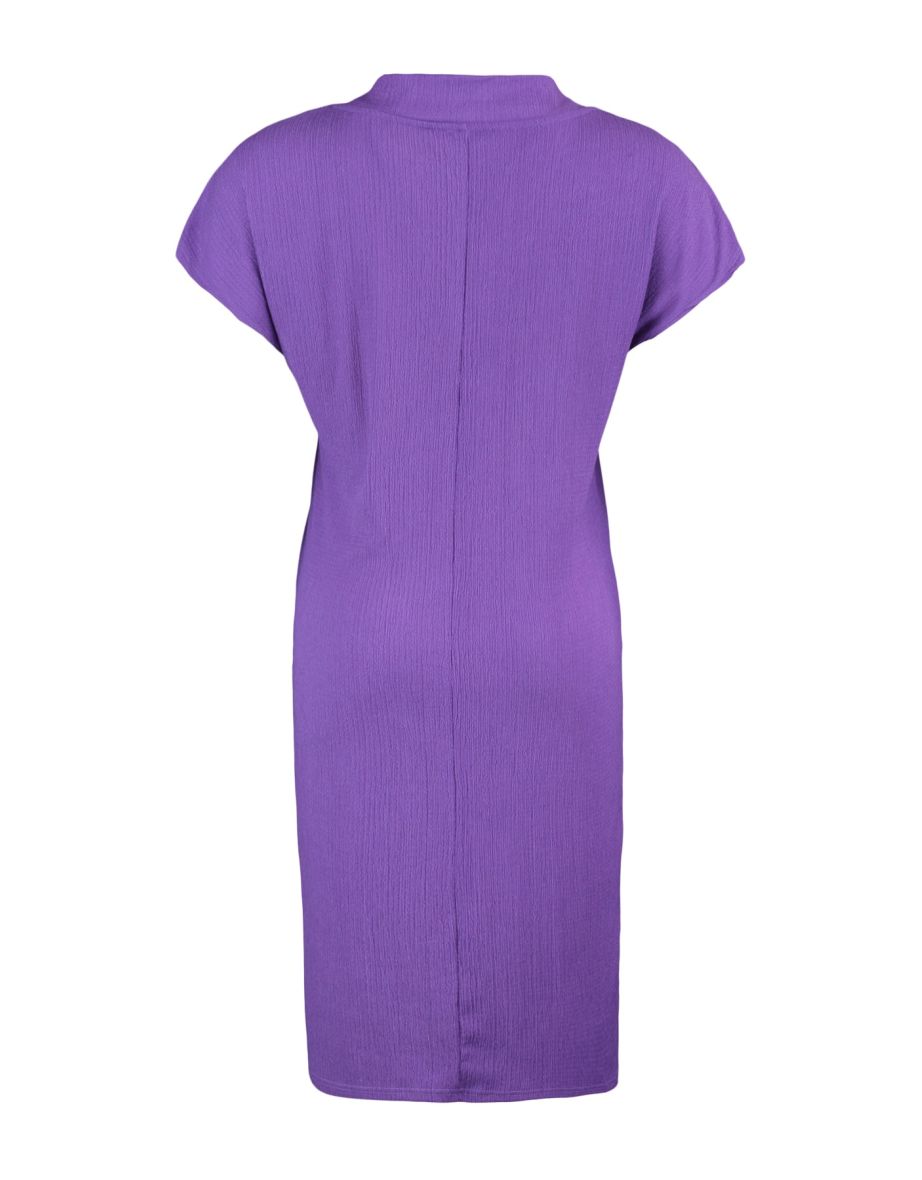 Purple Plus Column Midi Dress