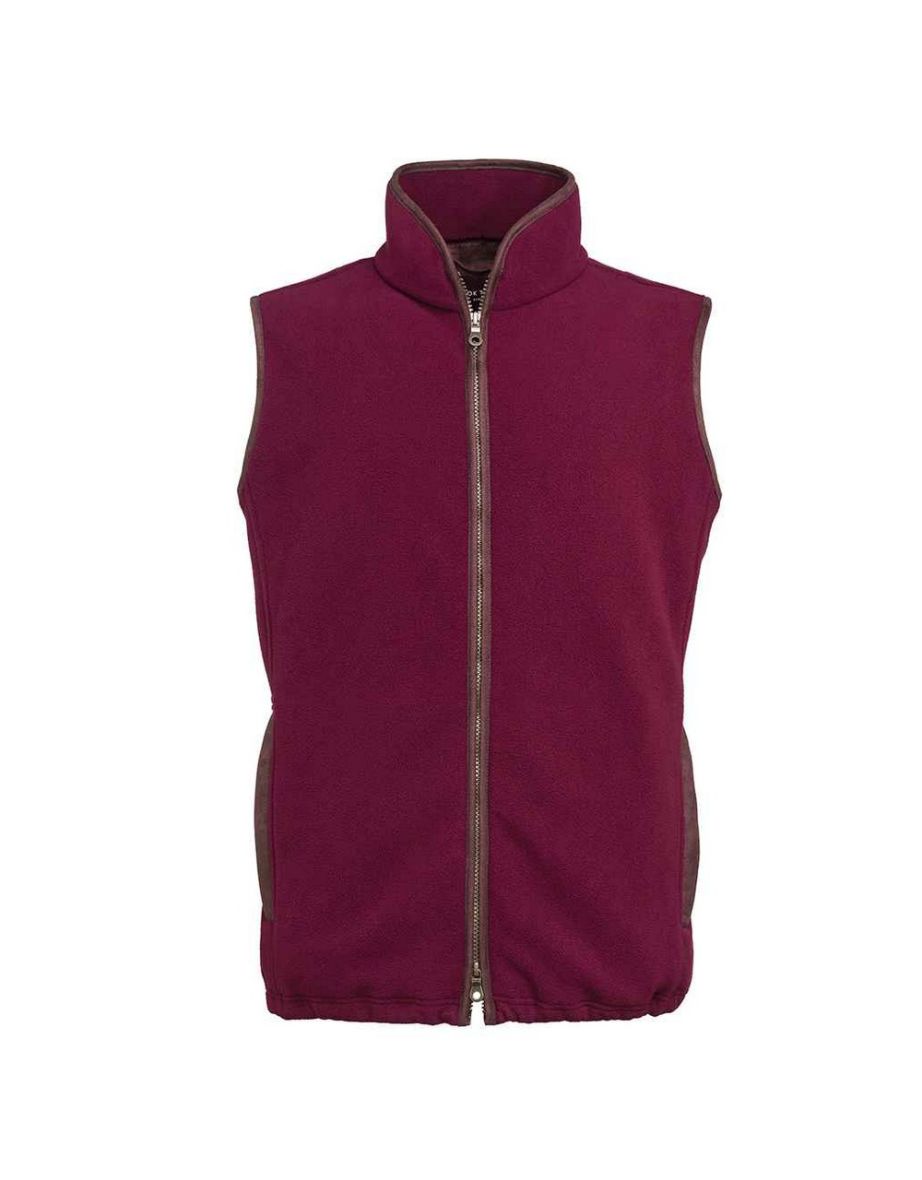 Brook Taverner Unisex Adult Cincinatti Fleece Gilet - Fig