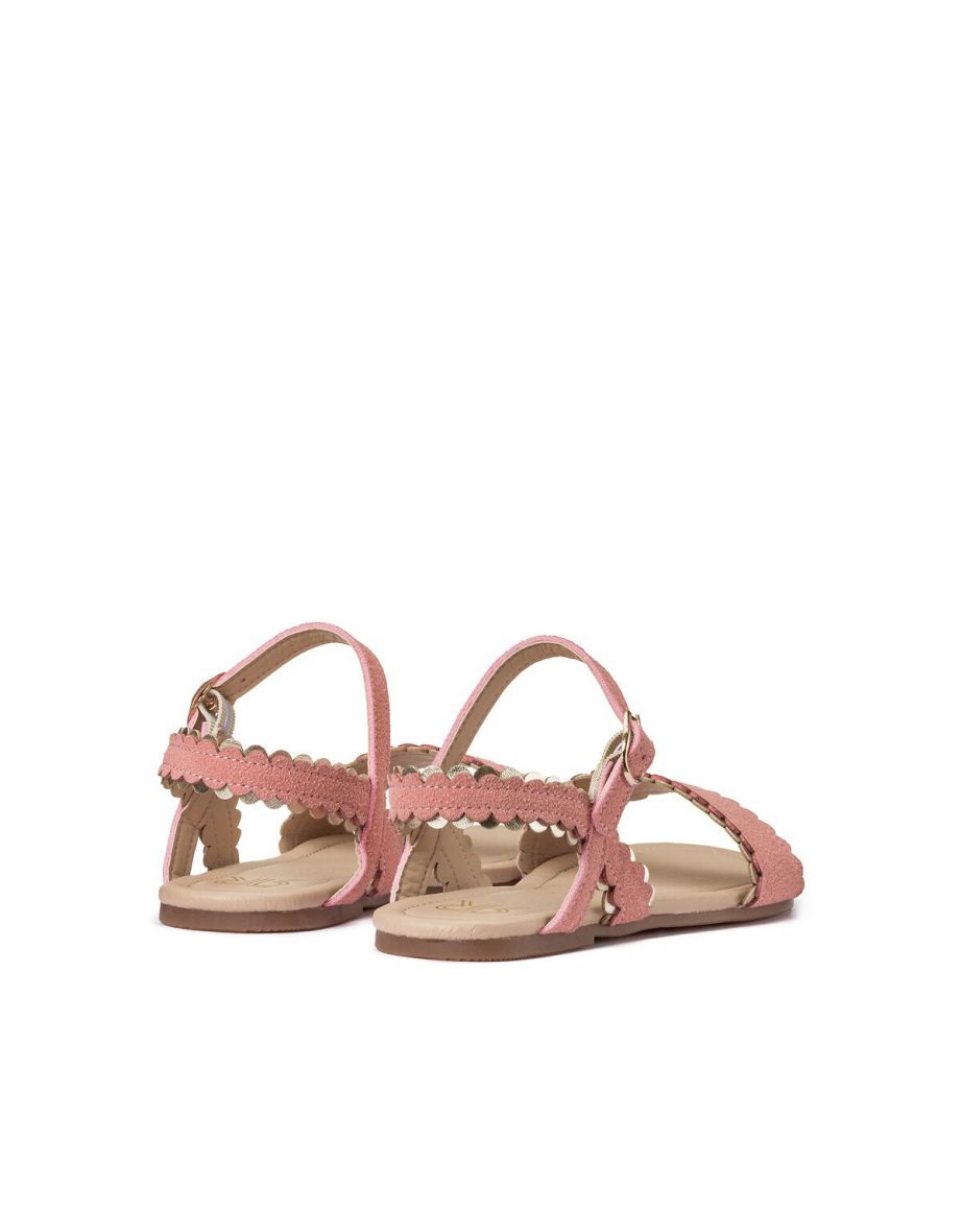 Kids Ric Rac Trim Sandals - 3