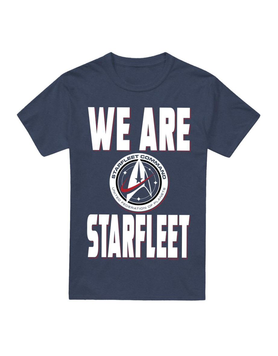 Star Trek: Discovery Unisex Adult We Are Starfleet T-Shirt - Navy