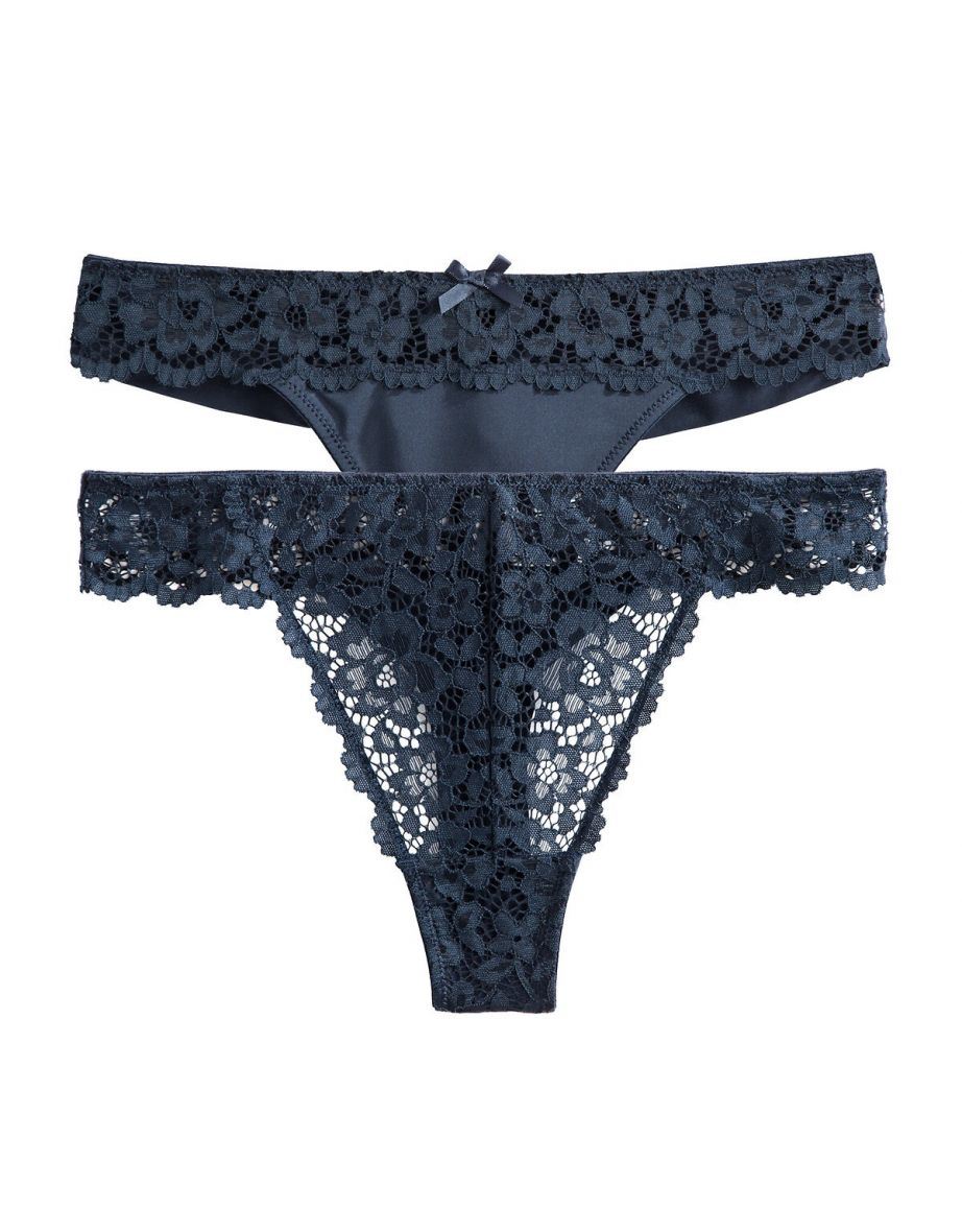 Pack of 2 Lace Tangas