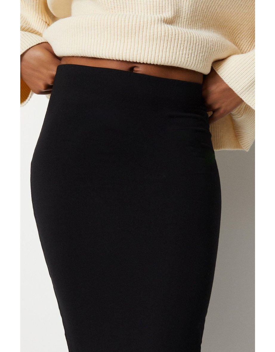 Basic Jersey Midi Skirt - 3