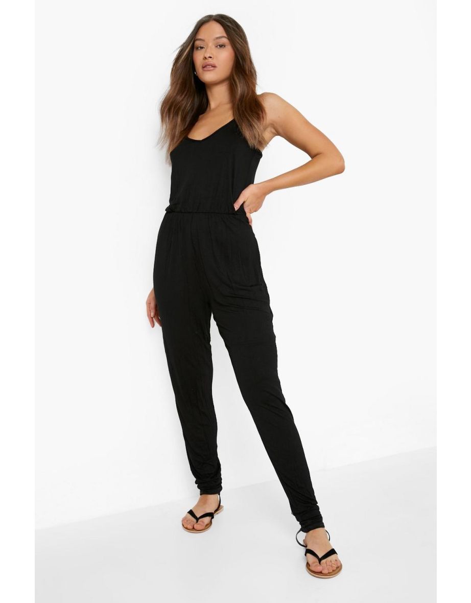 Simple black sale jumpsuit