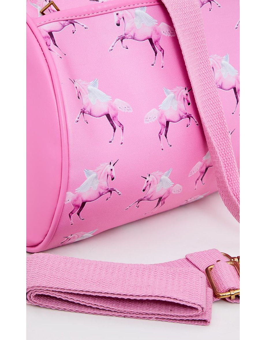 PRETTYLITTLETHING Unicorn Pink Gym Bag - 2