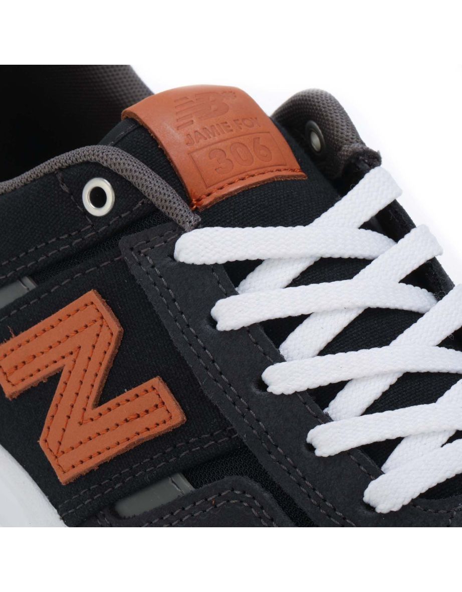 Men's New Balance Numeric Jamie Foy 306 Shoes in Black - 4
