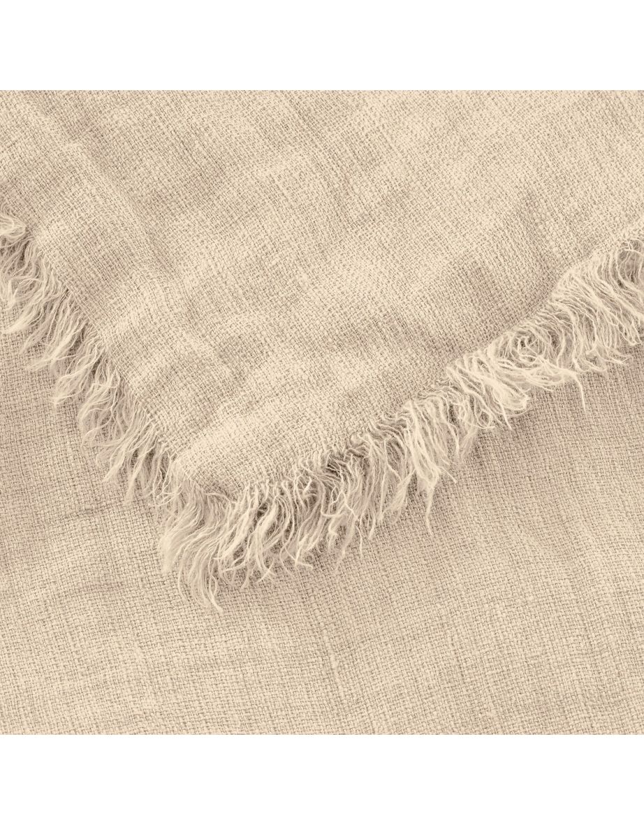 Linange Washed Linen Bedspread - 2