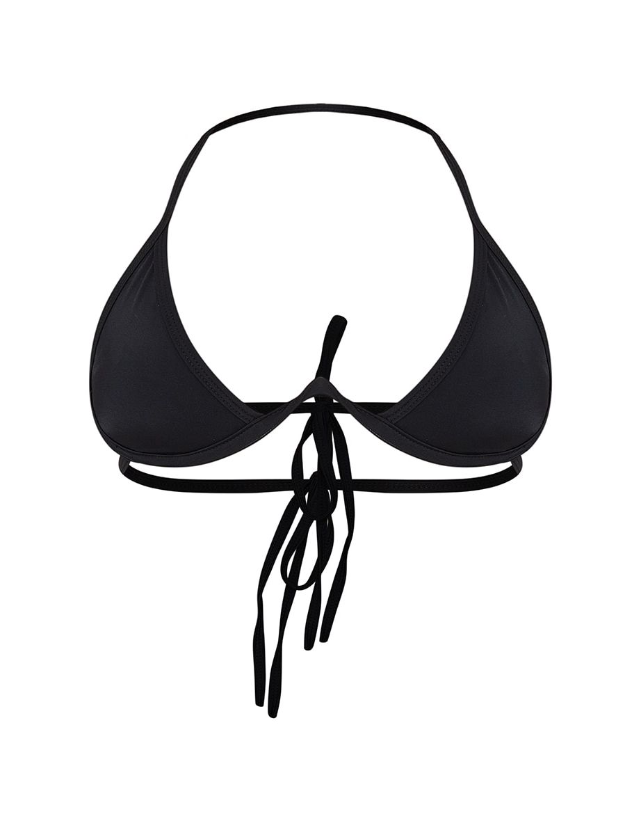 Petite Black Mix & Match Cleavage Wire Detail Bikini Top