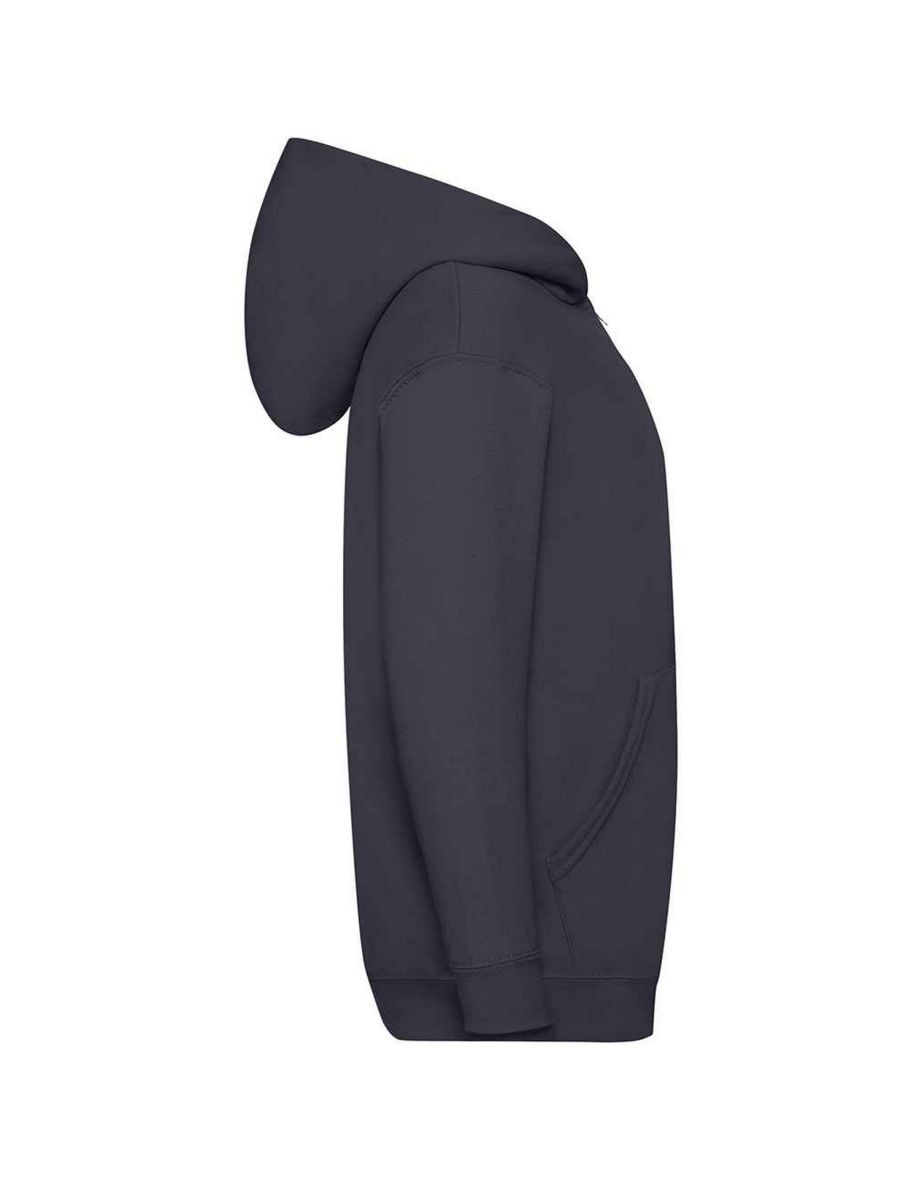 Fruit Of The Loom Childrens/Kids Hooded Sweatshirt - Deep Navy - 2