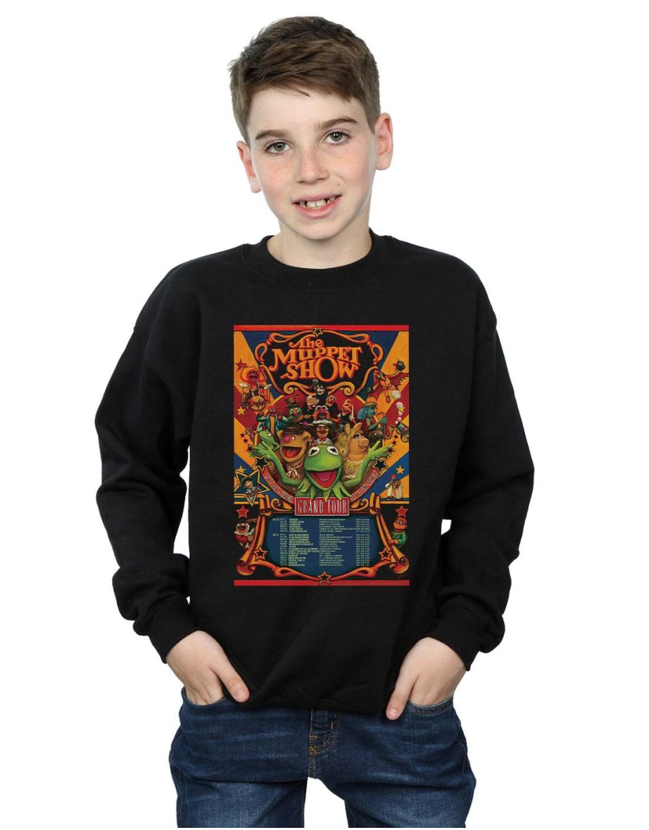 Disney Boys The Muppets The Muppet Show Poster Sweatshirt - Black