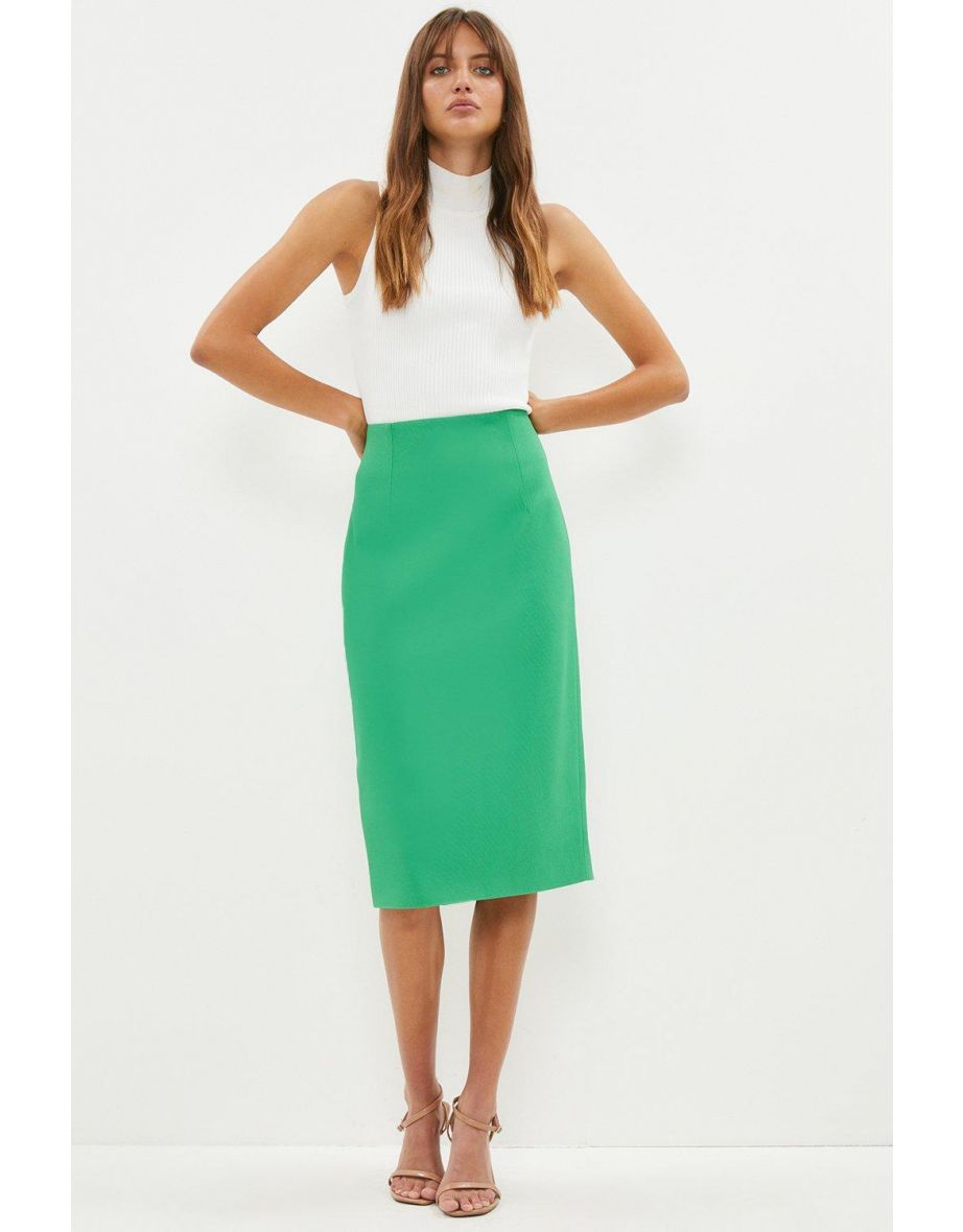 Premium Italian Fabric Midi Skirt