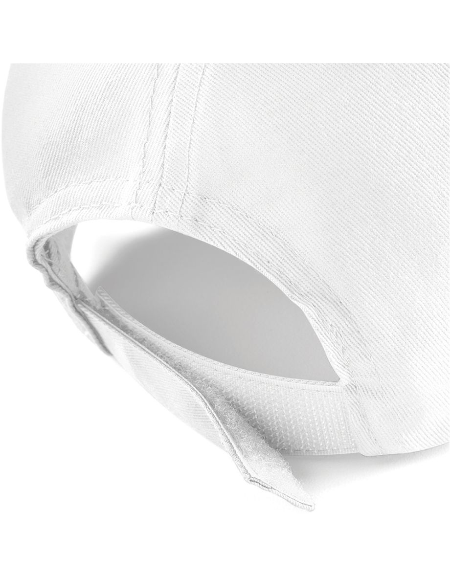 Beechfield Unisex Plain Original 5 Panel Baseball Cap - White - 3