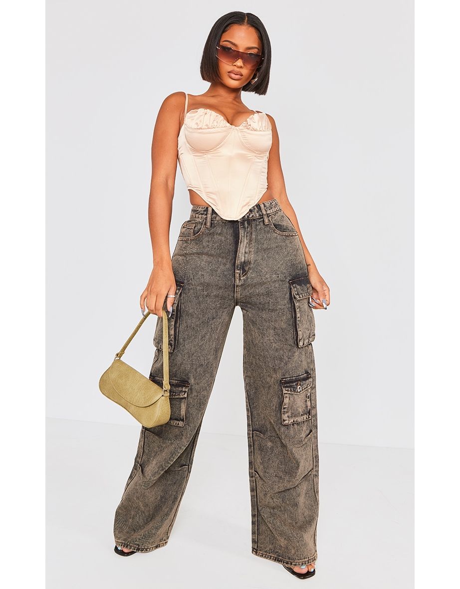 Buy Prettylittlething Cargo Pants in Saudi, UAE, Kuwait and Qatar