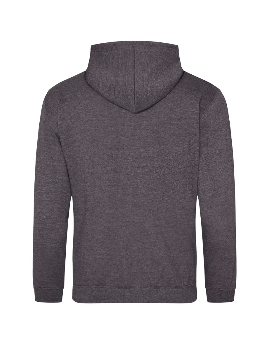 Awdis Unisex Adult College Hoodie - Charcoal - 1