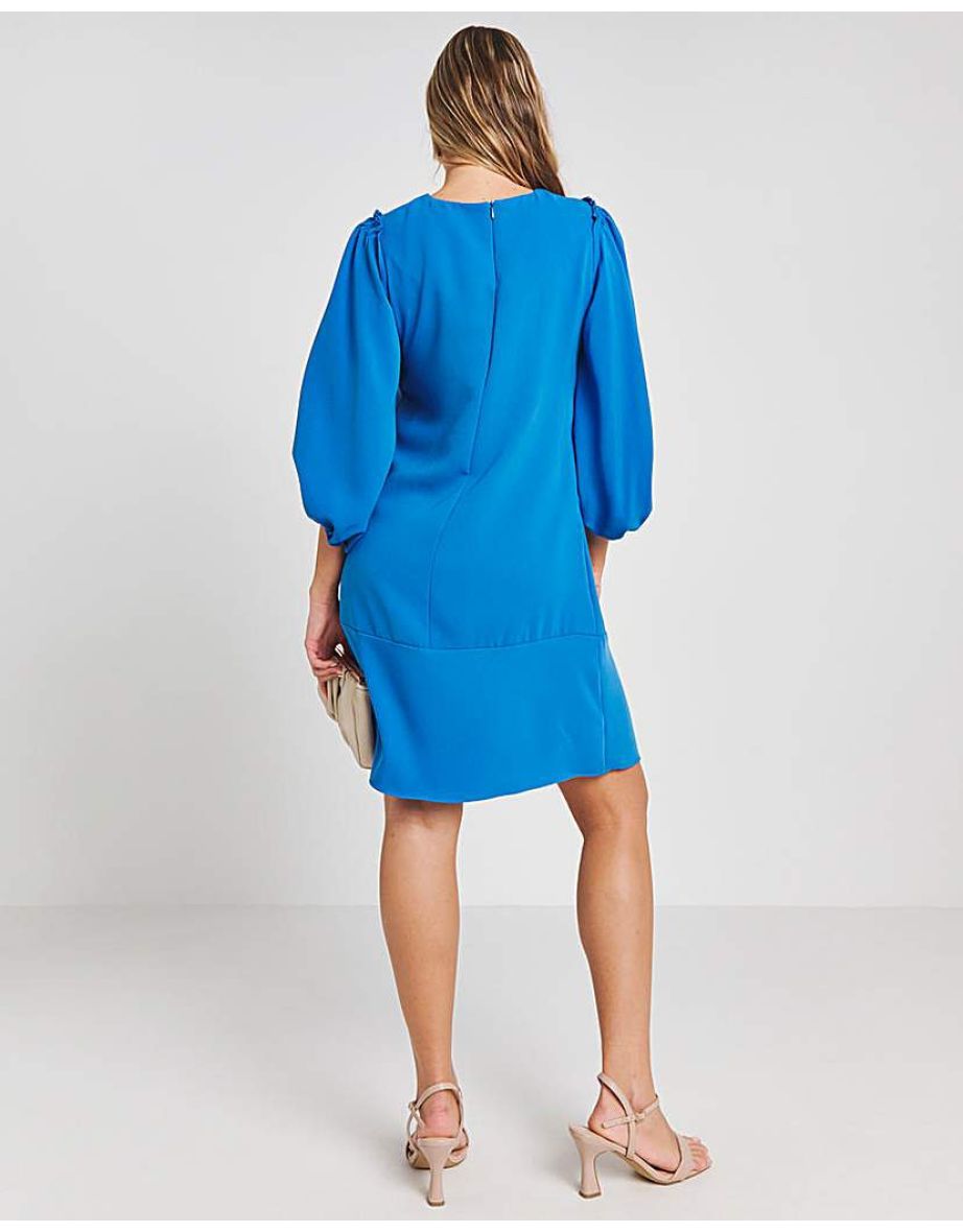 Joanna Hope Cobalt Shift Dress - 3