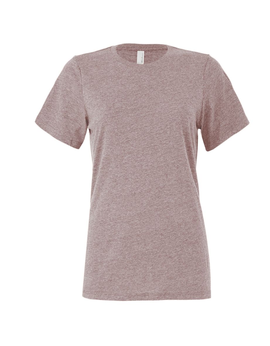 Bella + Canvas Womens/Ladies Heather T-Shirt - Heather Pink Gravel
