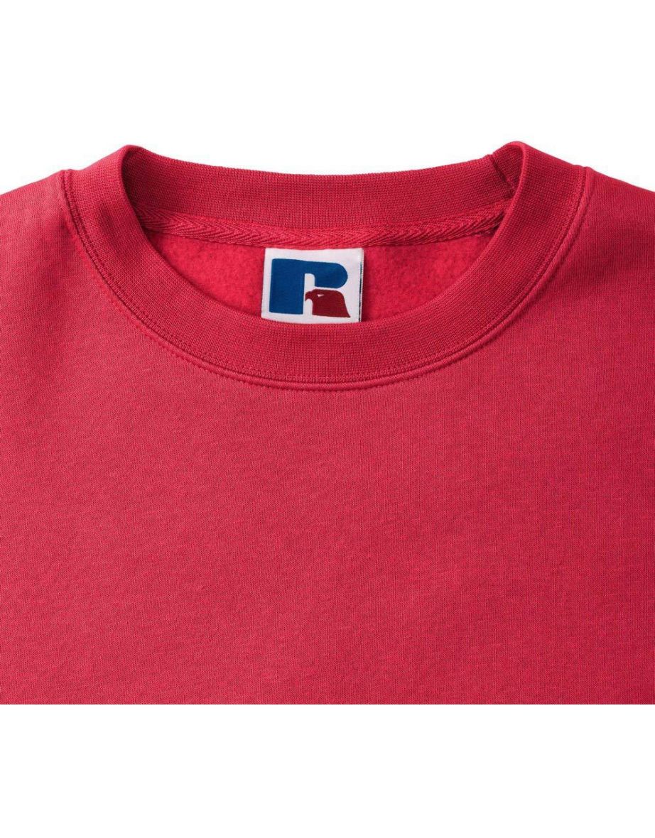 Russell Mens Authentic Sweatshirt (Slimmer Cut) - Classic Red - 3