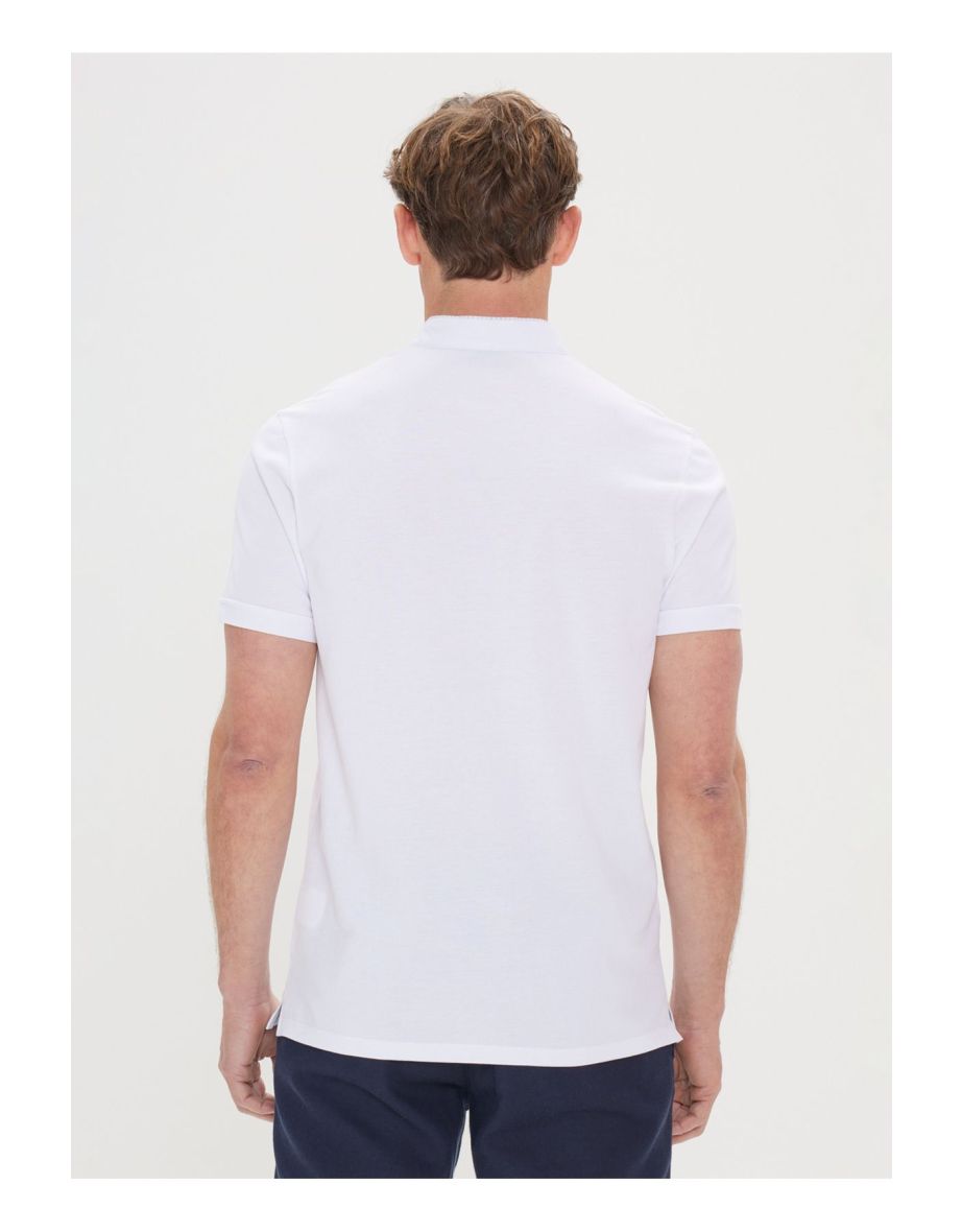 Altıny Yıldız Classics Men's White T-Shirt - 4