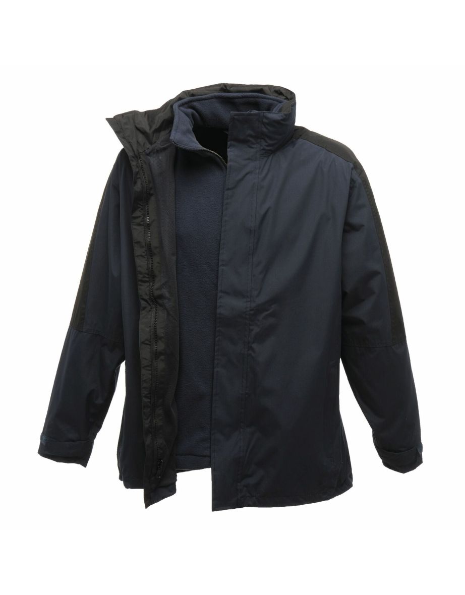 Regatta Defender III 3-in-1 Waterproof Windproof Jacket / Performance Jacket - Navy/Black