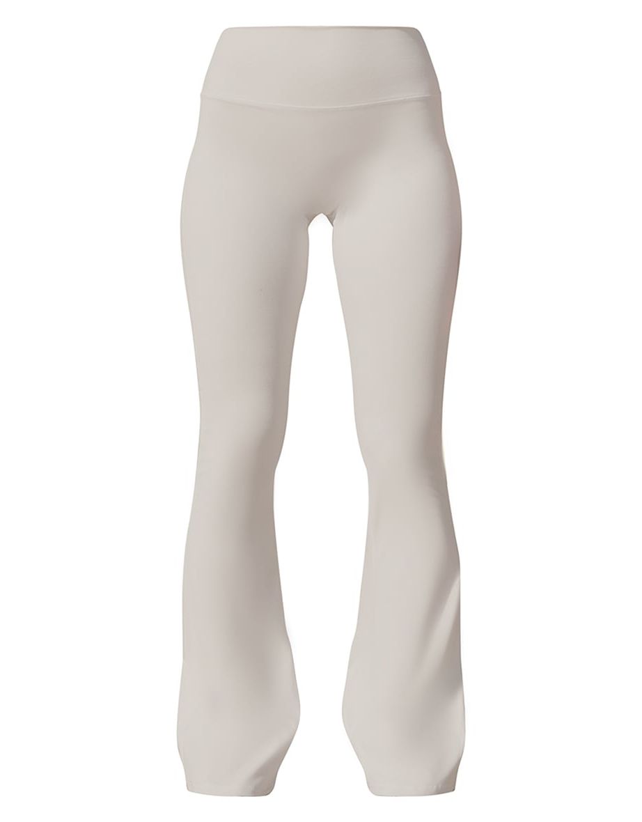 Slate Grey Sculpt High Waist Flare Yoga Pants - 4