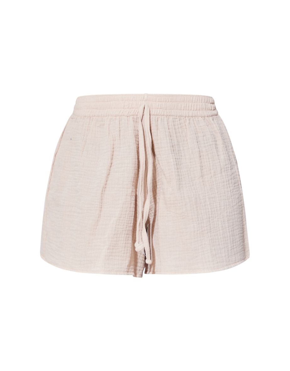 Mocha PLT Label Textured Pj Short - 5