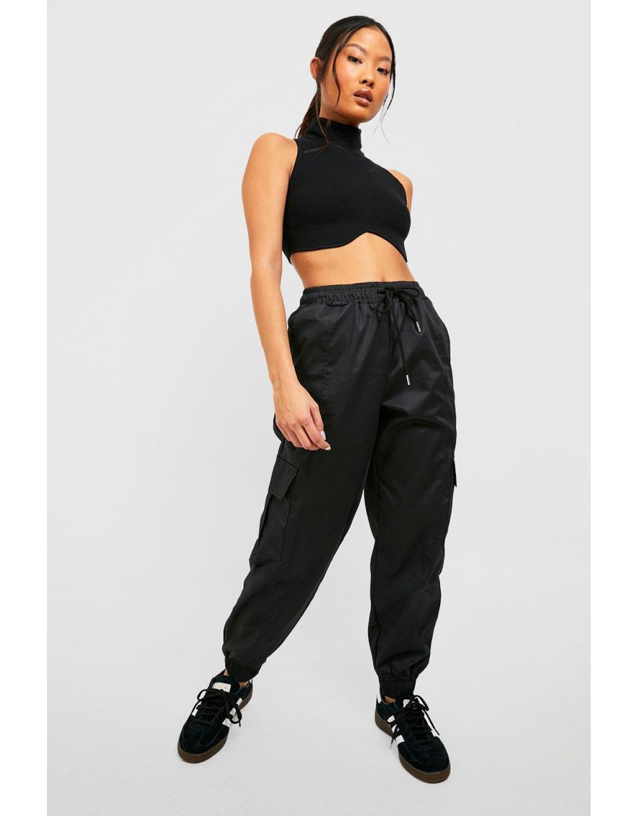 Cargo Woven Crop Jogger